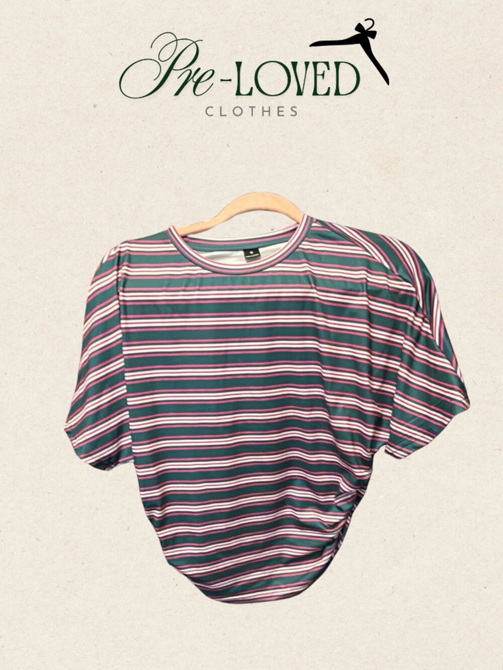 Brand New Striped Oversized Tee